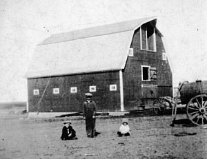 A farm in Canada on which Jim Williamson worked when he emigrated to the area